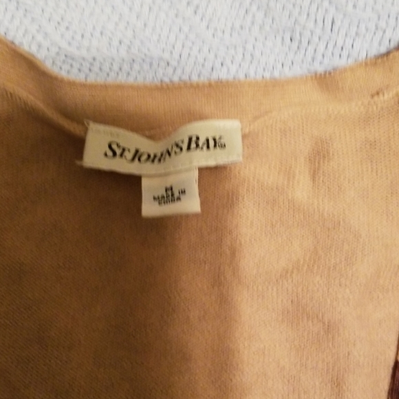 St. John's Bay womens cheetah print cardigan - Picture 2 of 3